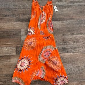NWT 🧡 Anthropologie Floreat Livia Halter Dress